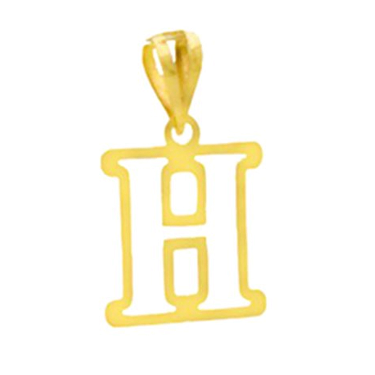 آویز طلا زنانه مدل H کد N3234-0.24