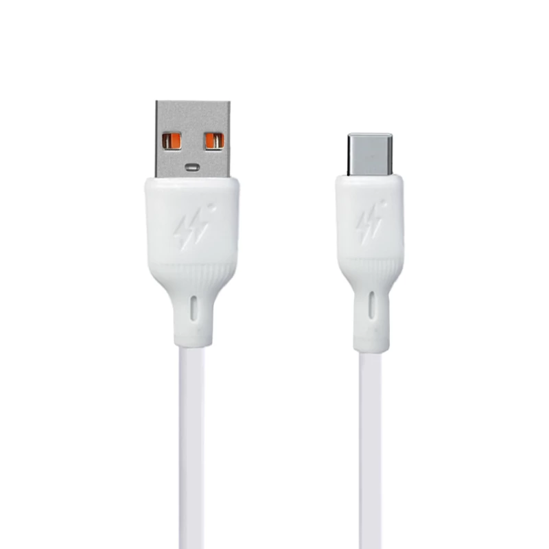کابل تایپ سی اوکی 24 مدل UTC Fast Charge طول 1 متر-سفید کابل تایپ سی اوکی 24 مدل UTC Fast Charge طول 1 متر-سفید