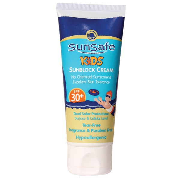 کرم ضد آفتاب کودکان سان سیف SPF30 مقدار 50 گرم کرم ضد آفتاب کودکان سان سیف SPF30 مقدار 50 گرم