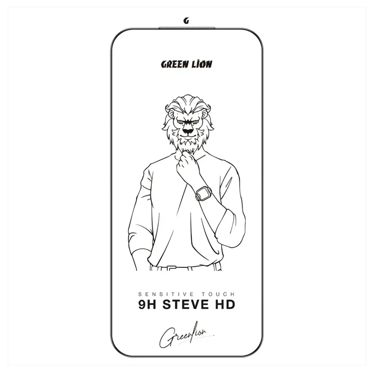 گلس گوشی اپل iPhone 17 Pro Max گرین لاین مدل 9H Steve HD گلس گوشی اپل iPhone 17 Pro Max گرین لاین مدل 9H Steve HD