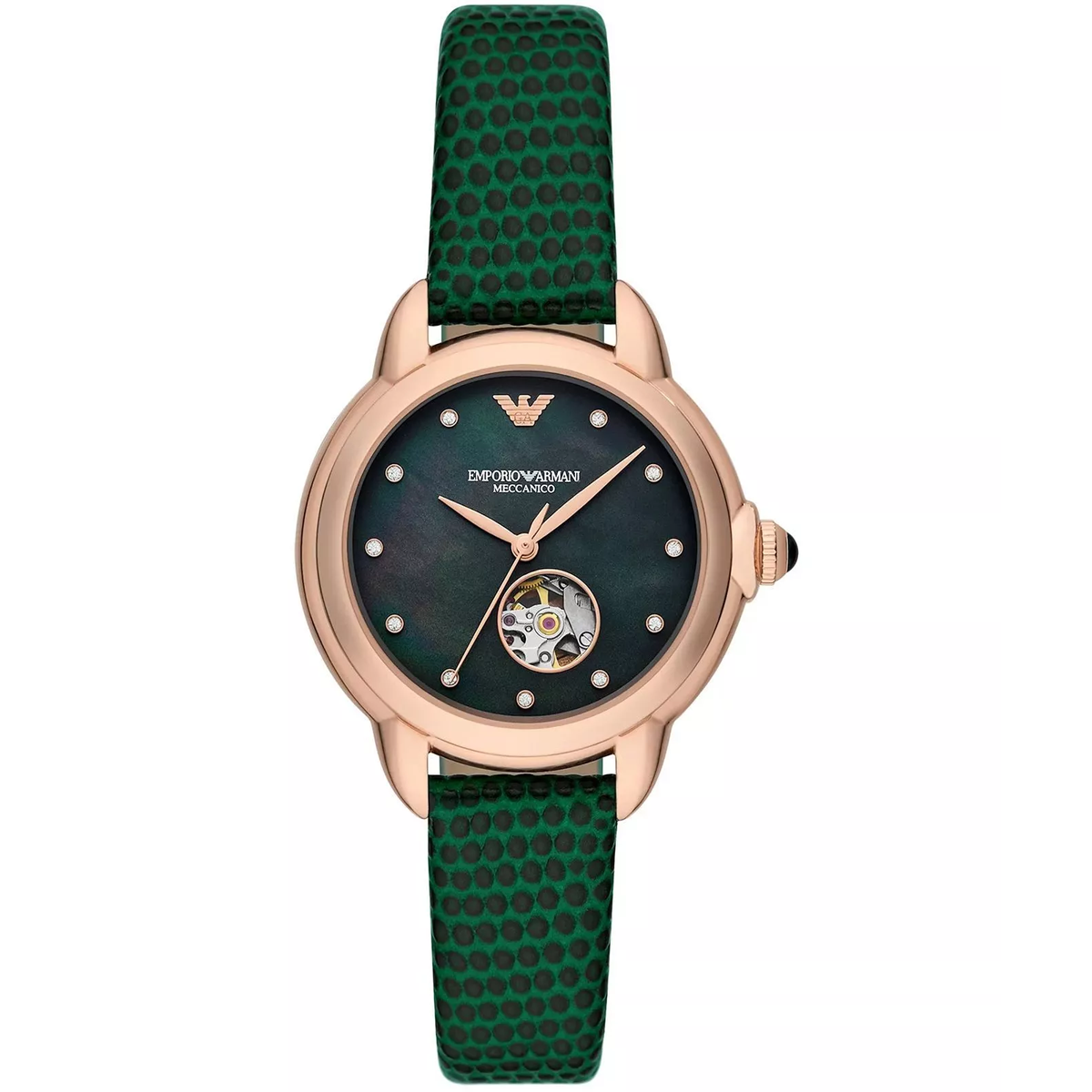 ساعت مچی عقربه ای زنانه امپریو آرمانی مدل AR60073-سبز ساعت مچی عقربه ای زنانه امپریو آرمانی مدل AR60073-سبز