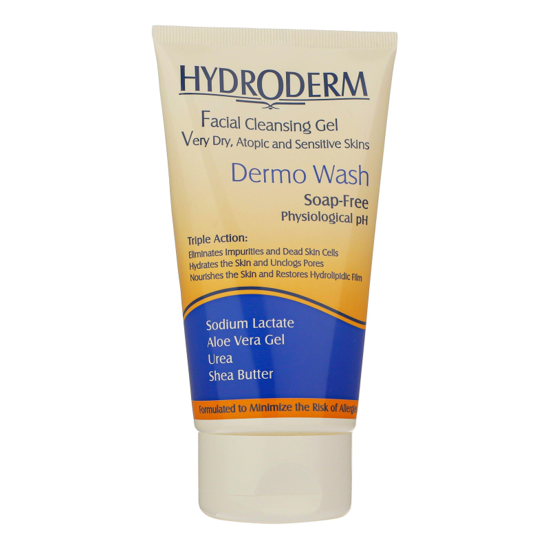ژل شست و شو صورت هیدرودرم مدل Very Dry Skin وزن 150 گرم
