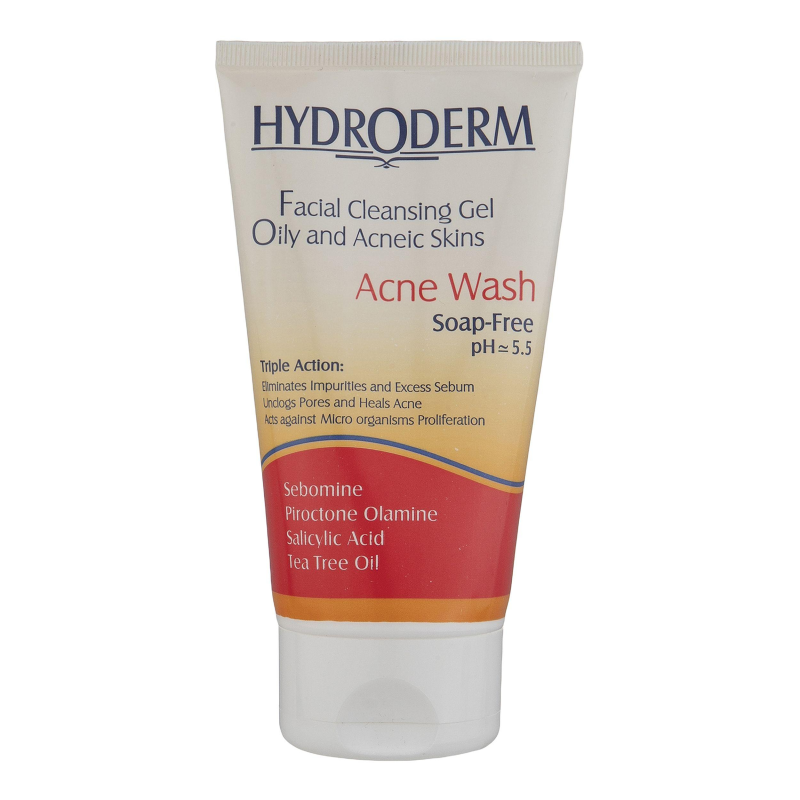 ژل شست و شو صورت هیدرودرم مدل Oily Skin وزن 150 گرم