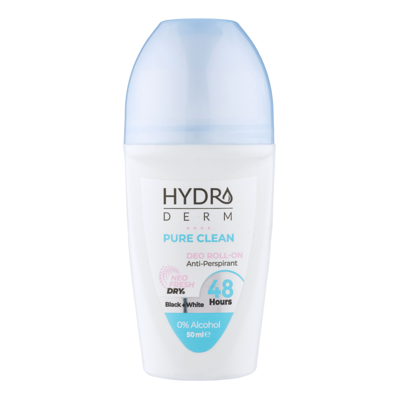 رول ضد تعریق زنانه هیدرودرم مدل Pure Clean حجم 50 میلی لیتر