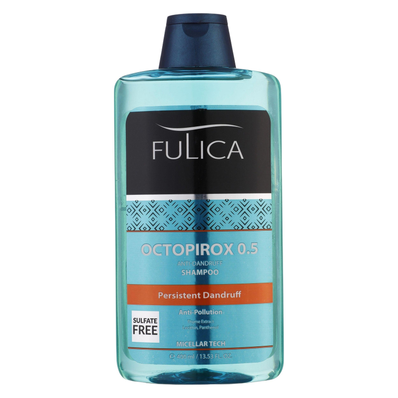شامپو مو ضد شوره فولیکا مدل OCTOPIROX 0.5 مناسب موهای آسیب دیده حجم 400 میلی لیتر شامپو مو ضد شوره فولیکا مدل OCTOPIROX 0.5 مناسب موهای آسیب دیده حجم 400 میلی لیتر