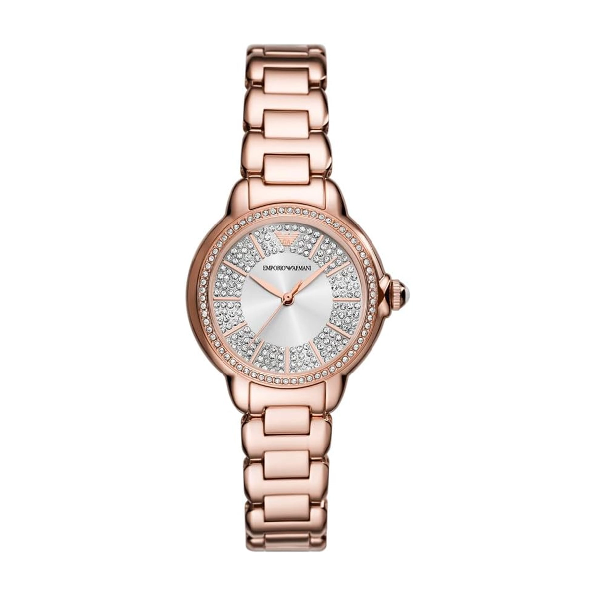 ساعت مچی عقربه ای زنانه امپریو آرمانی مدل AR11633-رزگلد ساعت مچی عقربه ای زنانه امپریو آرمانی مدل AR11633-رزگلد