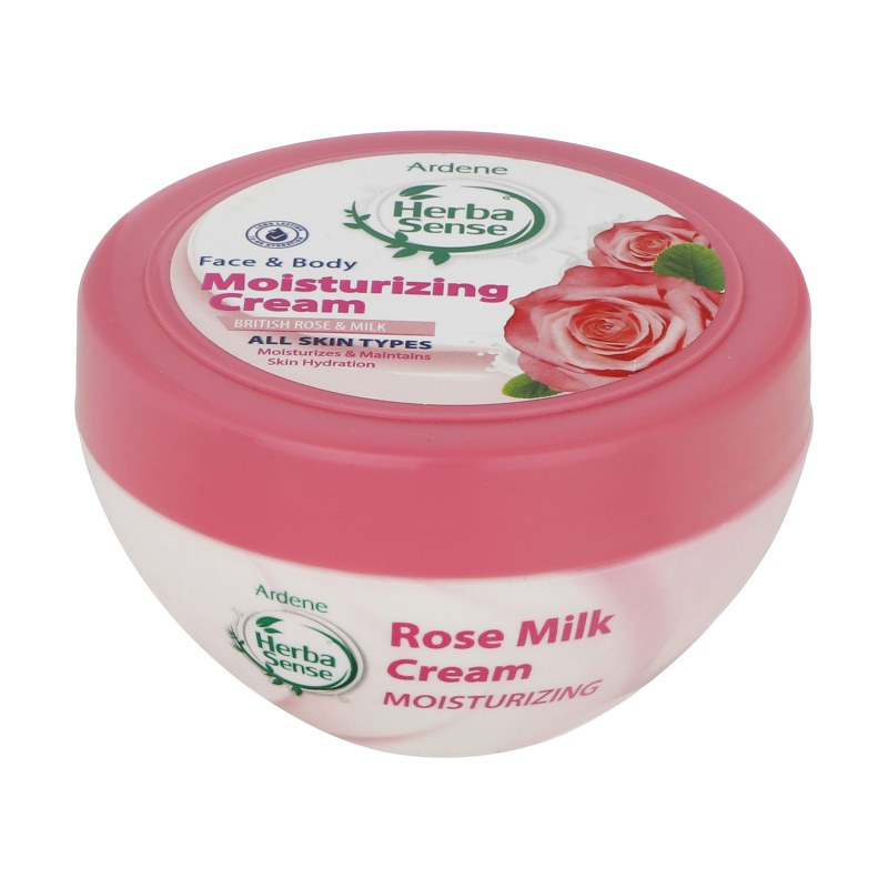 کرم مرطوب کننده آردن هرباسنس مدل British Rose - Milk وزن 150 گرم