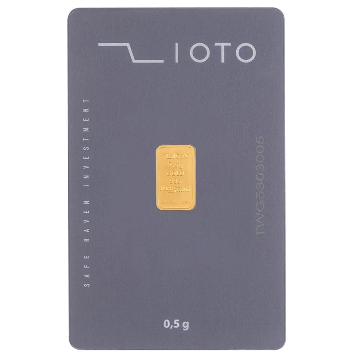 شمش طلا 0.5 گرم 24 عیار زیوتو مدل Au-p0.5 شمش طلا 0.5 گرم 24 عیار زیوتو مدل Au-p0.5