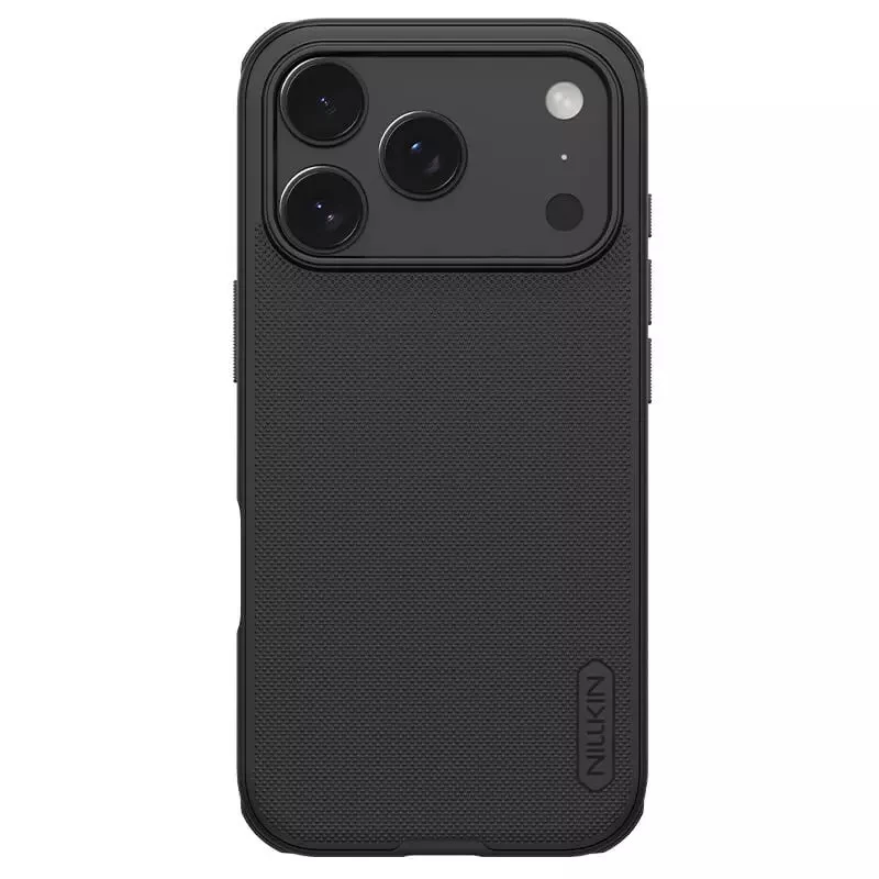 کاور گوشی اپل iPhone 17 Pro نیلکین مدل Super Frosted Shield Pro Magnetic -مشکی کاور گوشی اپل iPhone 17 Pro نیلکین مدل Super Frosted Shield Pro Magnetic -مشکی