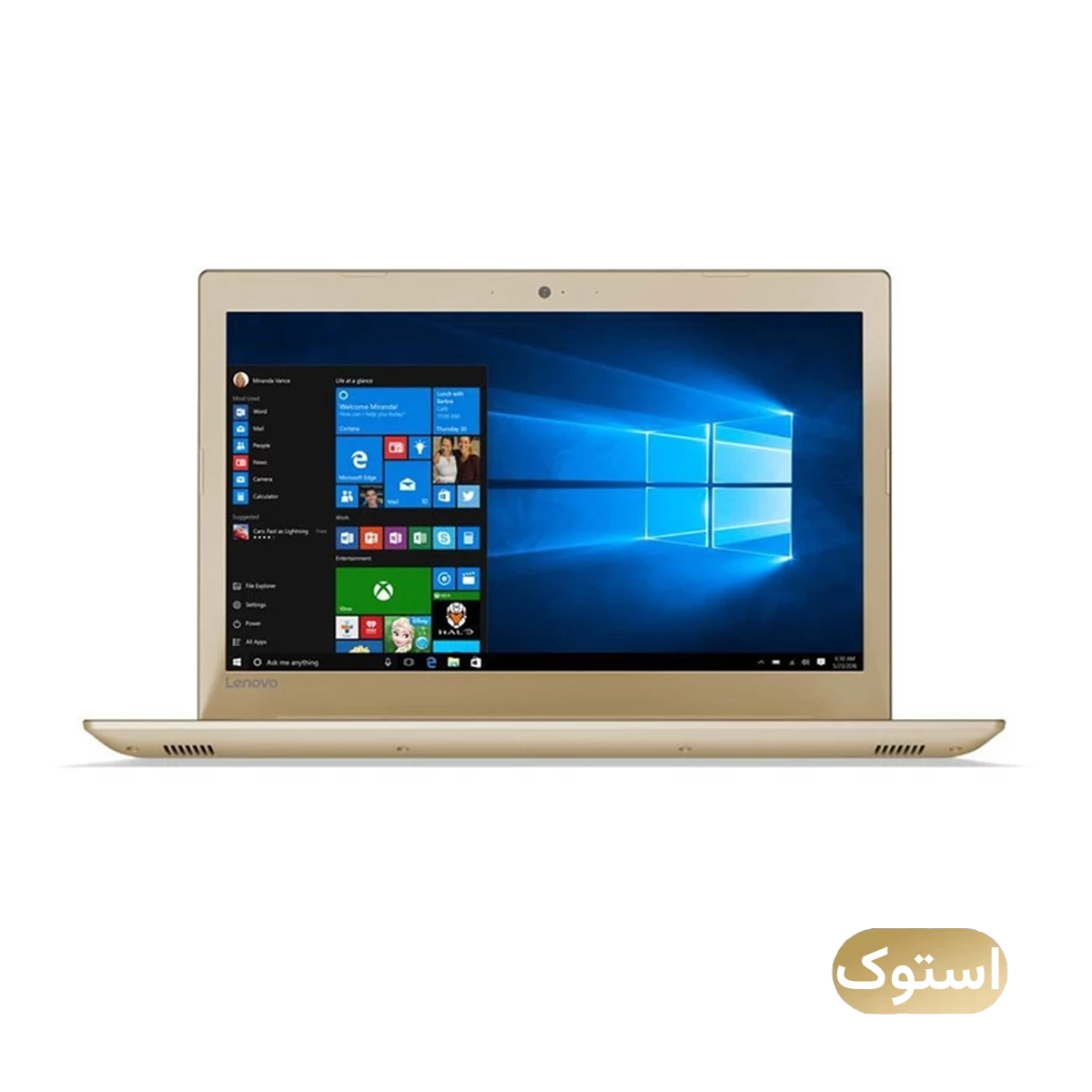 لپ تاپ استوک Used - لنوو 1۵ اینچی مدل ideapad 520 i۵ 8250U 12GB 256GB - مشکی