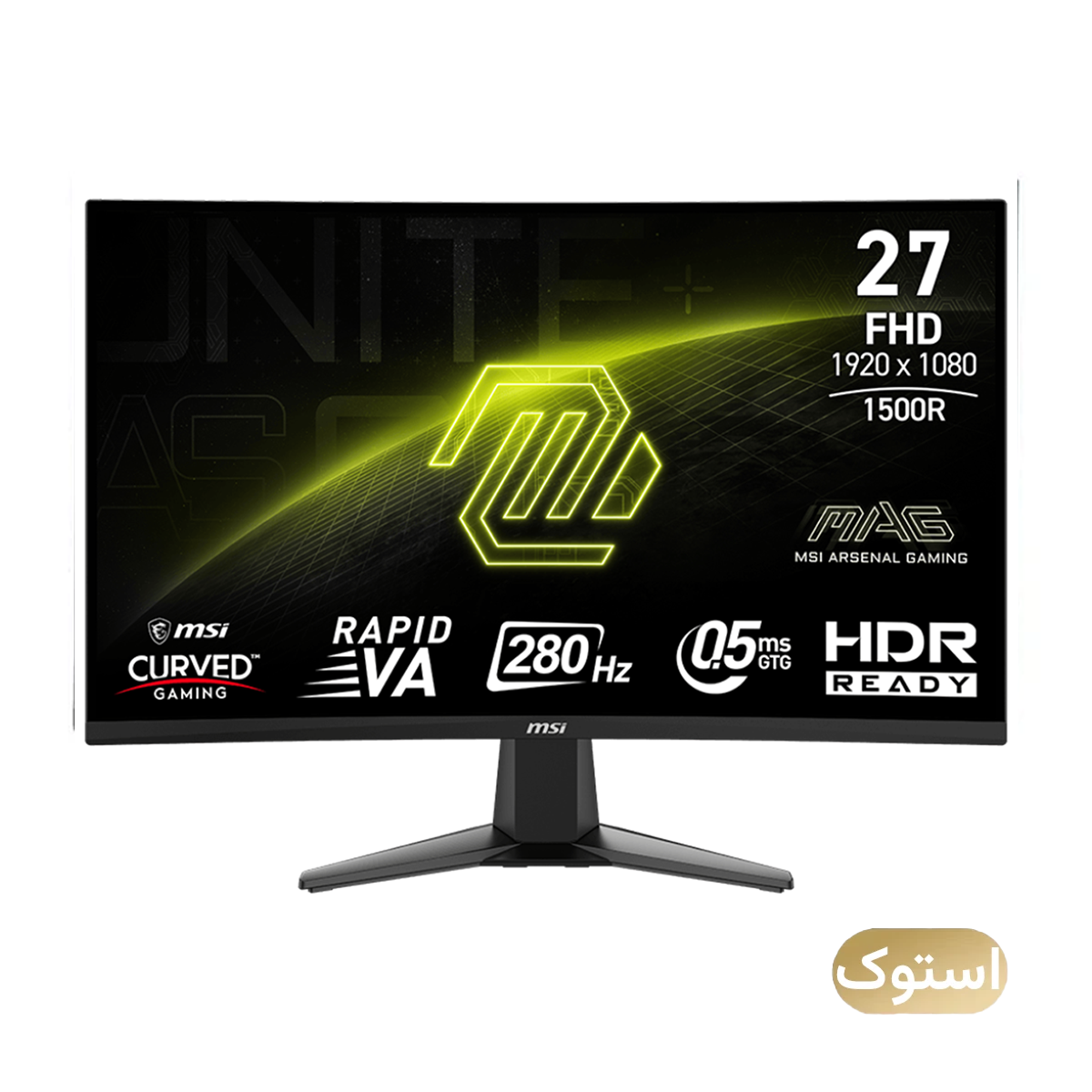 مانیتور استوک Open Box - گیمینگ خمیده ام اس آی مدل MAG 276CXF سایز 27 اینچ - مشکی مانیتور استوک Open Box - گیمینگ خمیده ام اس آی مدل MAG 276CXF سایز 27 اینچ - مشکی