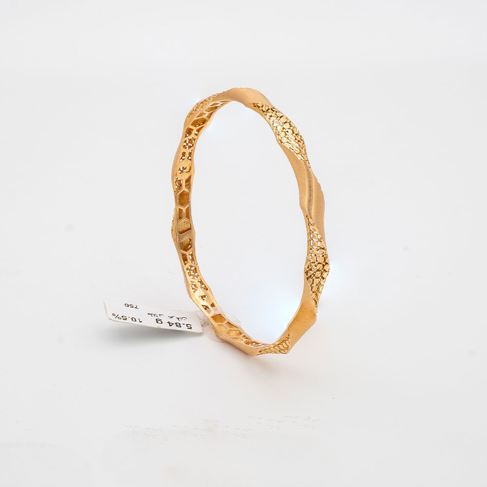 النگو طلا 18 عیار گالری طلا عرفان مدل شمش لوکس کد3245 النگو طلا 18 عیار گالری طلا عرفان مدل شمش لوکس کد3245