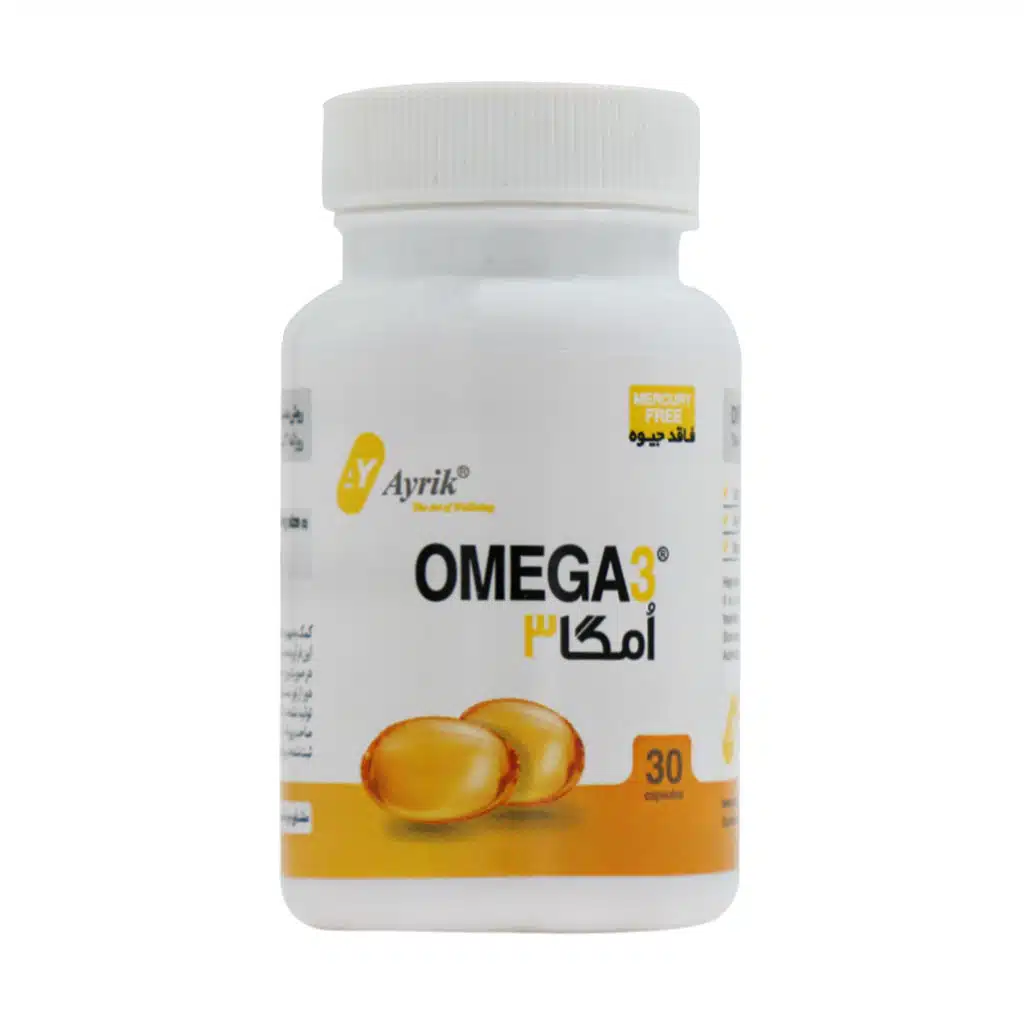 کپسول امگا 3 آیریک 30 عدد کپسول امگا 3 آیریک 30 عدد