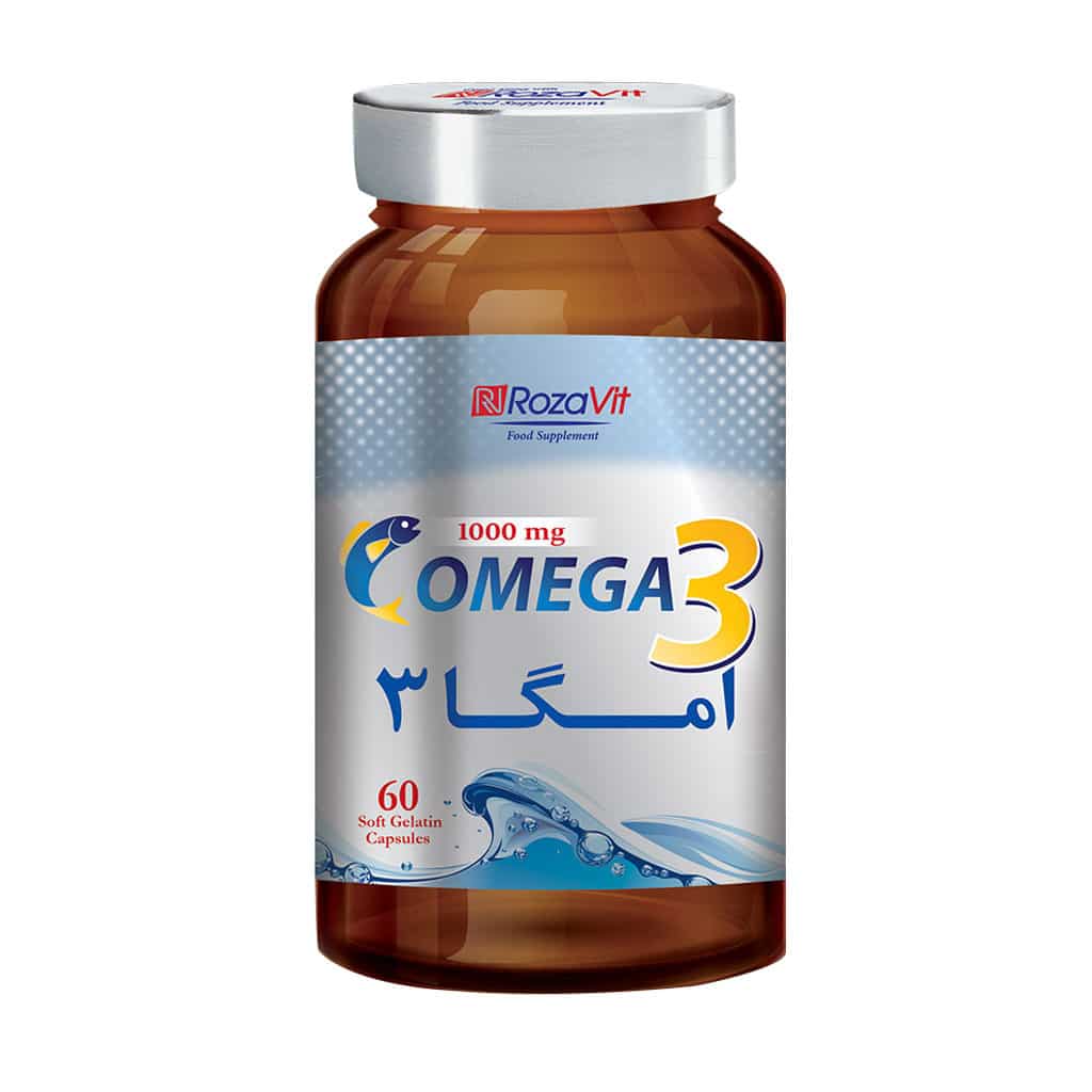 سافت ژل امگا 3 رزاویت 60 عدد سافت ژل امگا 3 رزاویت 60 عدد
