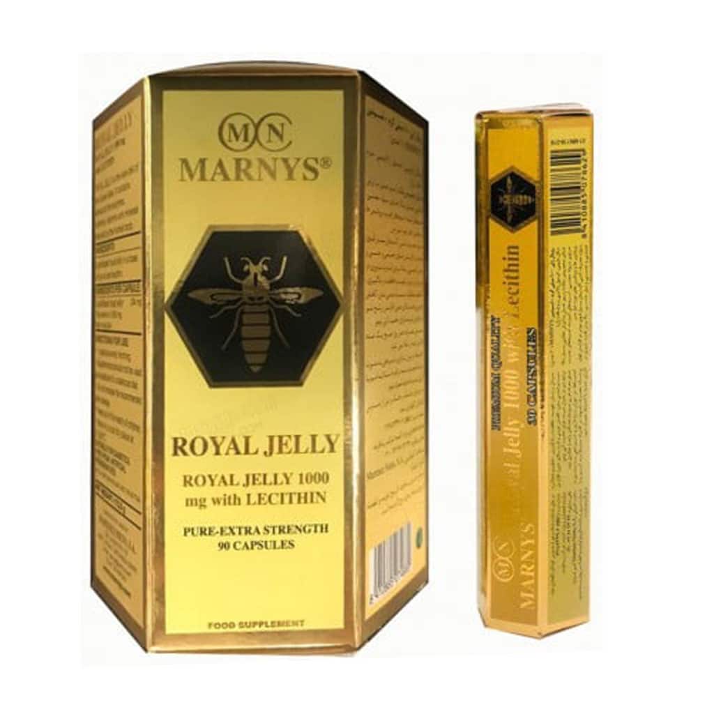 کپسول ژلاتینی رویال ژلی و لسیتین مارنیز کپسول ژلاتینی رویال ژلی و لسیتین مارنیز