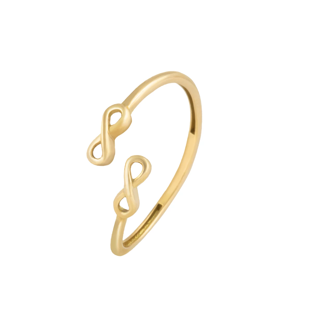 انگشتر طلای 18 عیار زنانه بان گالری مدل تا بینهایت انگشتر طلای 18 عیار زنانه بان گالری مدل تا بینهایت