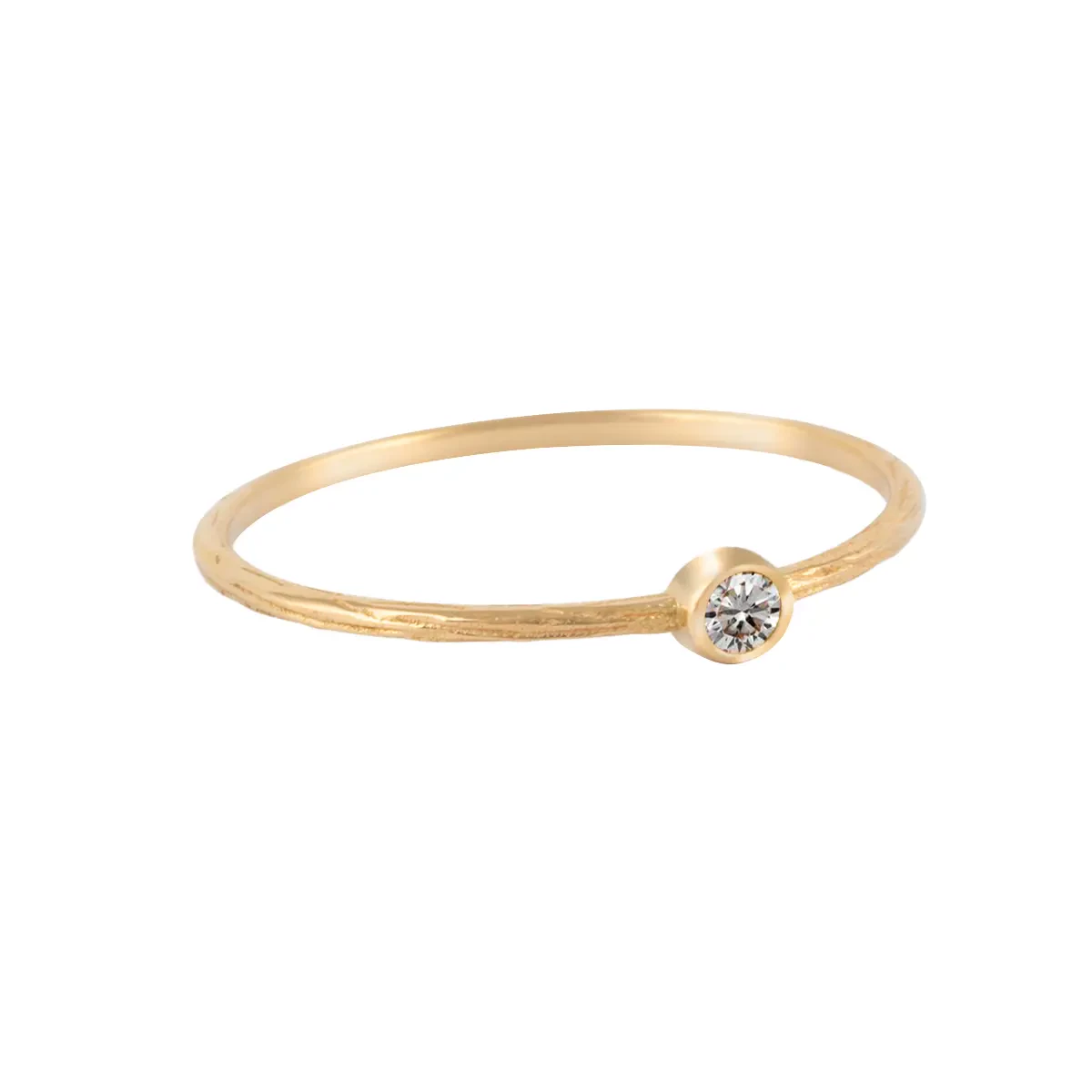 انگشتر طلای 18 عیار زنانه بان گالری مدل نگینی میلا انگشتر طلای 18 عیار زنانه بان گالری مدل نگینی میلا