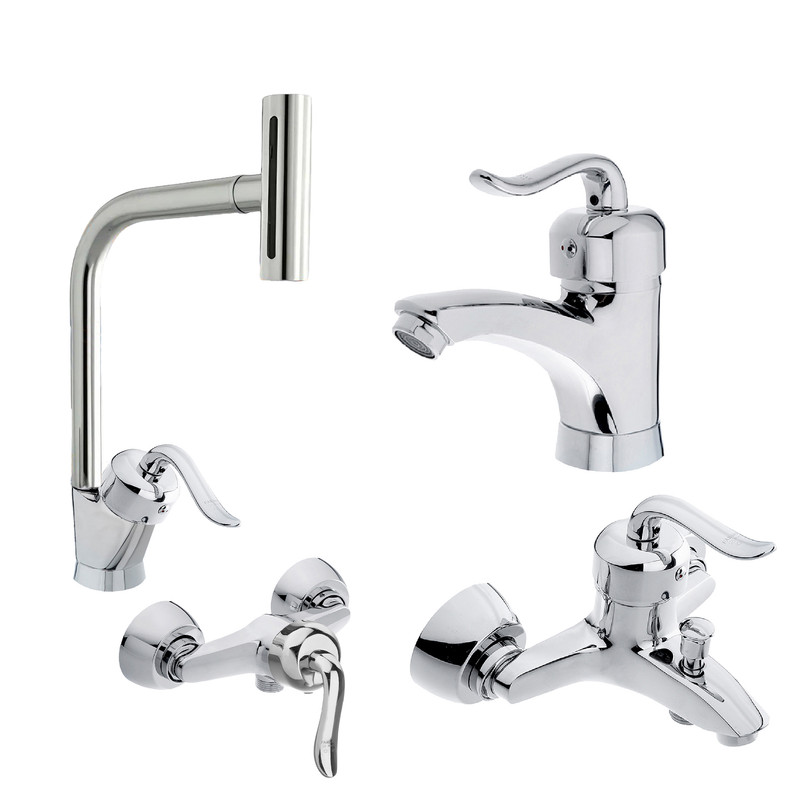 ست شیرآلات توفیق مدل آبشاری قجری مجموعه 4 عددی ست شیرآلات توفیق مدل آبشاری قجری مجموعه 4 عددی