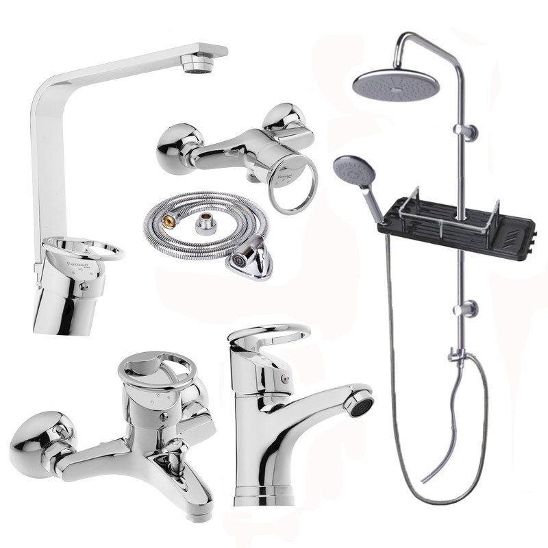 ست شیرآلات شیرآلات بهداشتی و ساختمانی توفیق مدل النگویی پلاس سبددار رسوبگیر مجموعه 6 عددی ست شیرآلات شیرآلات بهداشتی و ساختمانی توفیق مدل النگویی پلاس سبددار رسوبگیر مجموعه 6 عددی