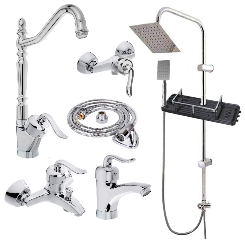 ست شیرآلات بهداشتی و ساختمانی توفیق مدل قجری پلاس مجموعه 6 عددی ست شیرآلات بهداشتی و ساختمانی توفیق مدل قجری پلاس مجموعه 6 عددی