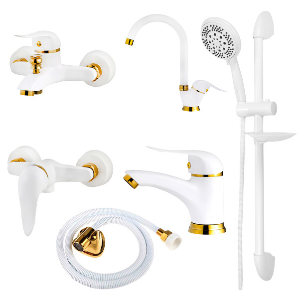 ست شیرآلات شیرالات بهداشتی و ساختمانی توفیق مدل اوج پلاس مجموعه 6 عددی ست شیرآلات شیرالات بهداشتی و ساختمانی توفیق مدل اوج پلاس مجموعه 6 عددی