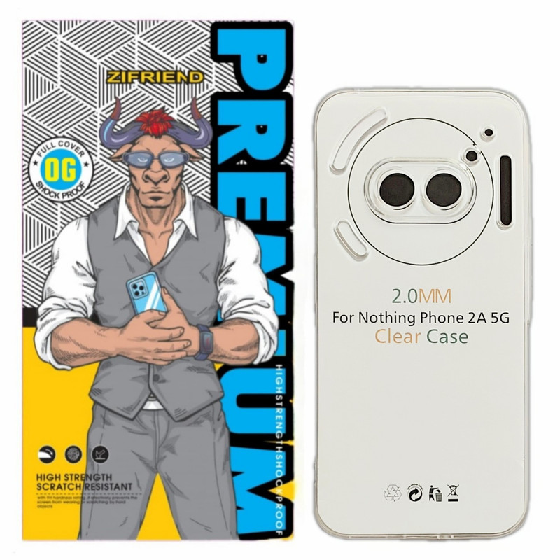 کاور زیفرند مدل ژله ای محافظ لنز دار مناسب برای گوشی موبایل ناتینگ Phone 2A کاور زیفرند مدل ژله ای محافظ لنز دار مناسب برای گوشی موبایل ناتینگ Phone 2A