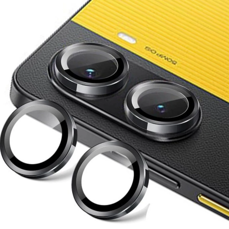 محافظ لنز دوربین شیشه ای اوجی مدل Crystal Shield مناسب برای گوشی موبایل شیائومی Poco X7 Pro-مشکی محافظ لنز دوربین شیشه ای اوجی مدل Crystal Shield مناسب برای گوشی موبایل شیائومی Poco X7 Pro-مشکی