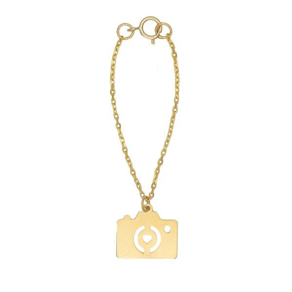 آویز ساعت طلا 18 عیار شمیم گلد گالری مدل F114