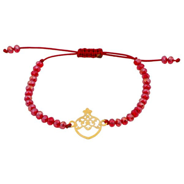 دستبند طلا 18 عیار زنانه شمیم گلد گالری مدل انار ایرانی دستبند طلا 18 عیار زنانه شمیم گلد گالری مدل انار ایرانی