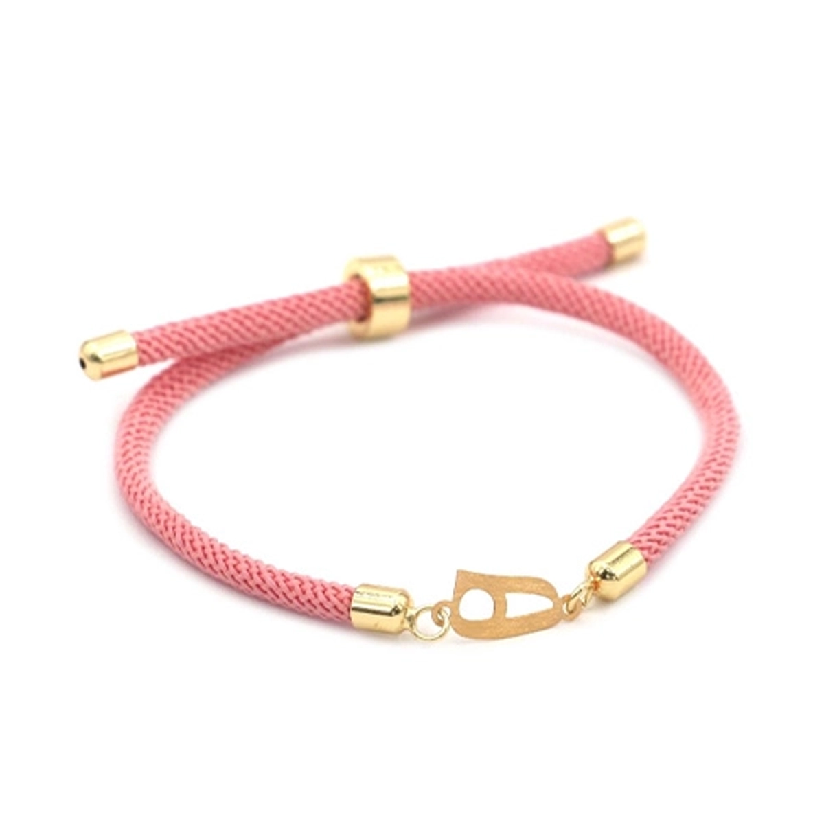 دستبند طلا 18 عیار زنانه مدل حروف کد HR012-0.20