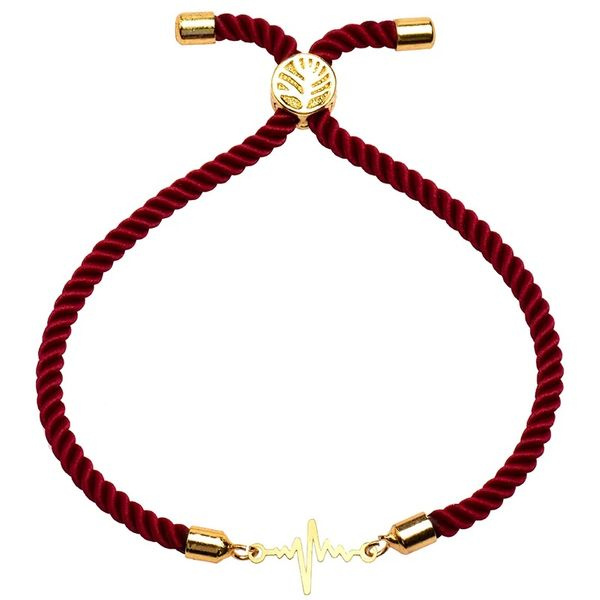 دستبند طلا 18 عیار زنانه شمیم گلد گالری مدل ضربان دستبند طلا 18 عیار زنانه شمیم گلد گالری مدل ضربان