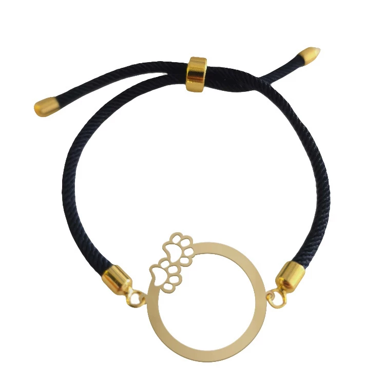 دستبند طلا 18 عیار زنانه شمیم گلد گالری طرح پنجه گربه کد H81-0.10 دستبند طلا 18 عیار زنانه شمیم گلد گالری طرح پنجه گربه کد H81-0.10