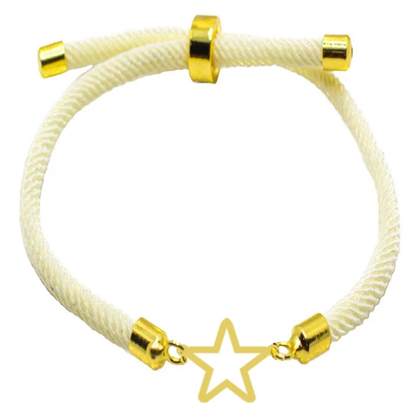 دستبند طلا 18 عیار زنانه شمیم گلد گالری مدل آسانسوری پلاک دار ستاره ای رنگ سفید شیری-0.10 دستبند طلا 18 عیار زنانه شمیم گلد گالری مدل آسانسوری پلاک دار ستاره ای رنگ سفید شیری-0.10