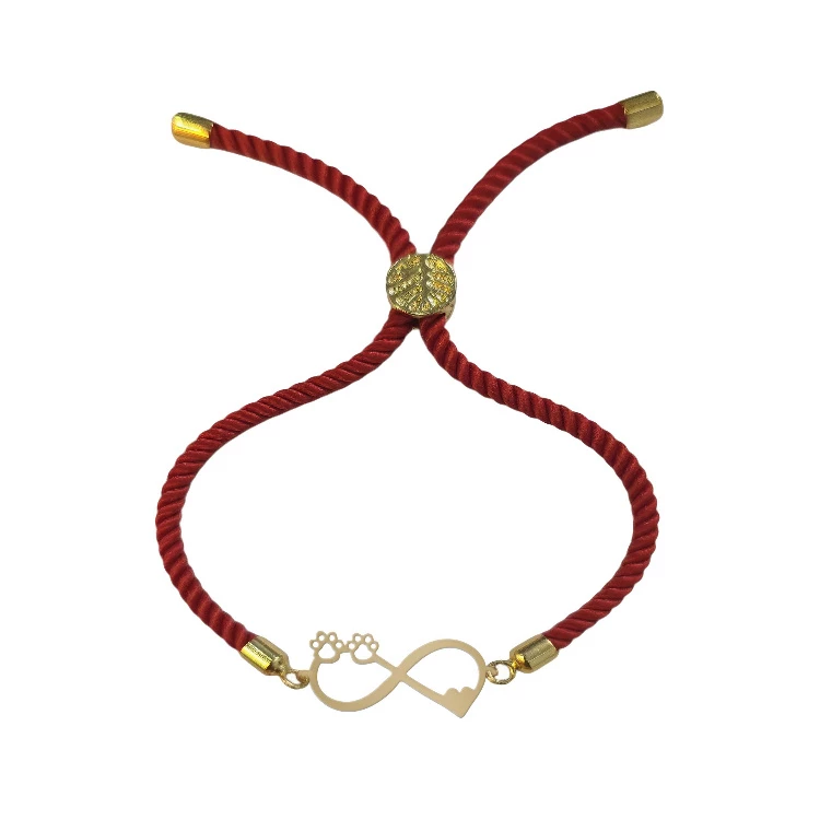 دستبند طلا 18 عیار زنانه شمیم گلد گالری طرح بینهایت و قلب کد H517-0.10 دستبند طلا 18 عیار زنانه شمیم گلد گالری طرح بینهایت و قلب کد H517-0.10