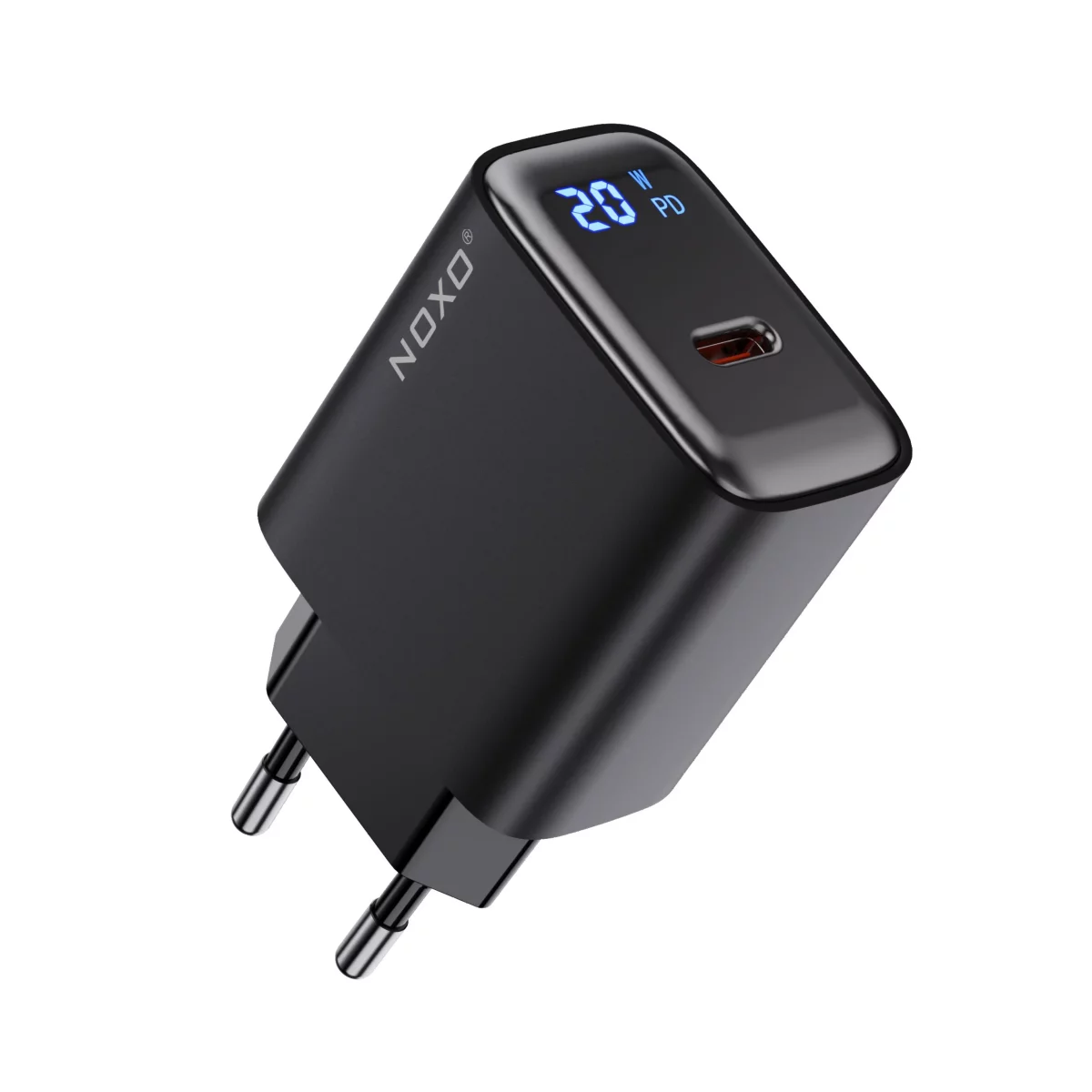 شارژر دیواری نوکسو مدل CHN-5 توان 20 وات-مشکی شارژر دیواری نوکسو مدل CHN-5 توان 20 وات-مشکی