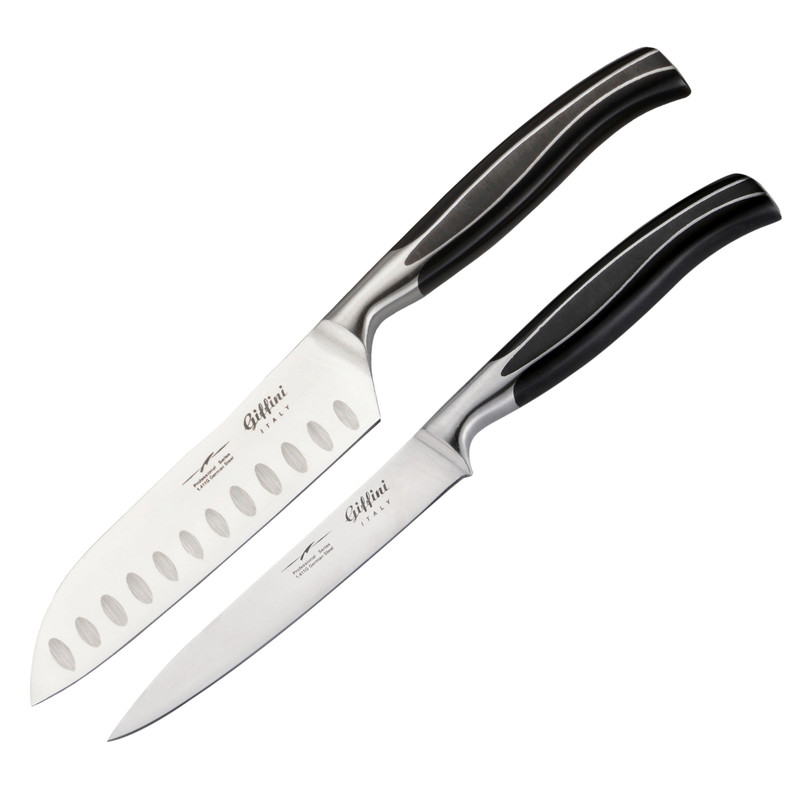 چاقو آشپزخانه جی فی نی مدل 2108-2-SANTAKU مجموعه 2 عددی