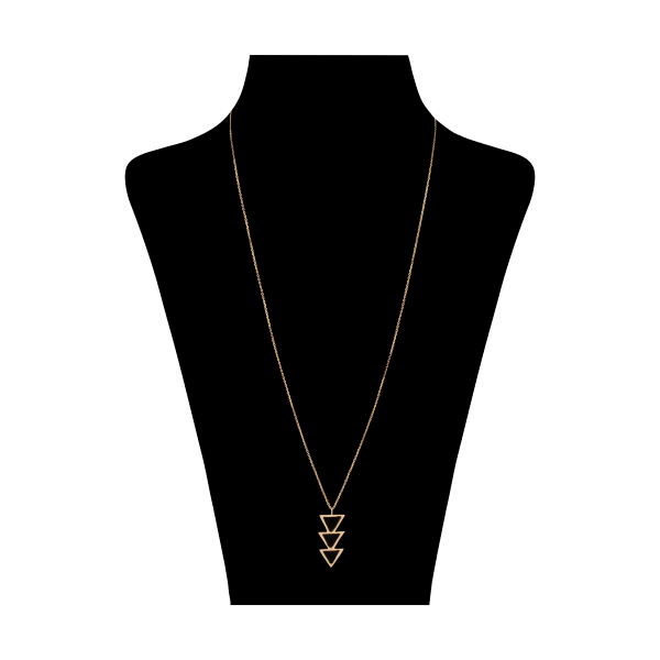 گردنبند طلا 18 عیار زنانه شمیم گلد گالری مدل 162801