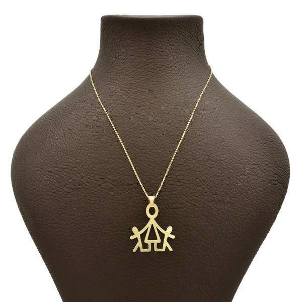 گردنبند طلا 18 عیار زنانه شمیم گلد گالری طرح آدمک کد UN0151 گردنبند طلا 18 عیار زنانه شمیم گلد گالری طرح آدمک کد UN0151