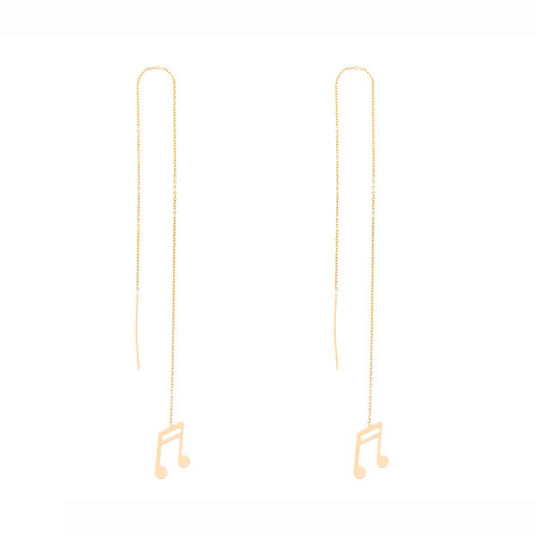 گوشواره طلا 18 عیار شمیم گلد گالری کد EA136 گوشواره طلا 18 عیار شمیم گلد گالری کد EA136