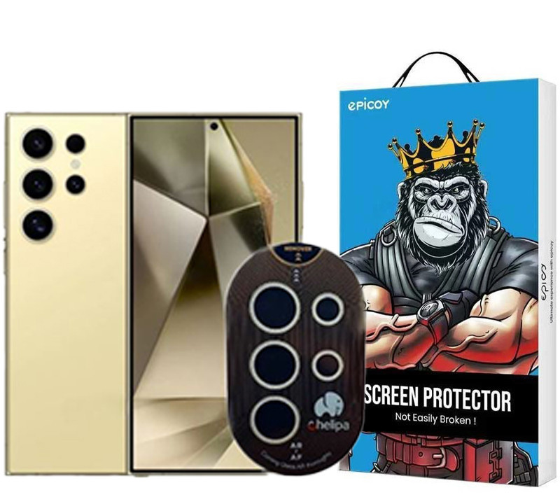 محافظ لنز دوربین اپیکوی مدل Chelipa مناسب برای گوشی موبایل سامسونگ Galaxy S24 Ultra محافظ لنز دوربین اپیکوی مدل Chelipa مناسب برای گوشی موبایل سامسونگ Galaxy S24 Ultra