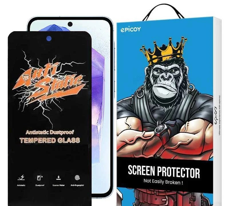 محافظ صفحه نمایش اپیکوی مدل AntiStatic DustProof مناسب برای گوشی موبایل سامسونگ Galaxy S25 FE / A55 / A35 محافظ صفحه نمایش اپیکوی مدل AntiStatic DustProof مناسب برای گوشی موبایل سامسونگ Galaxy S25 FE / A55 / A35
