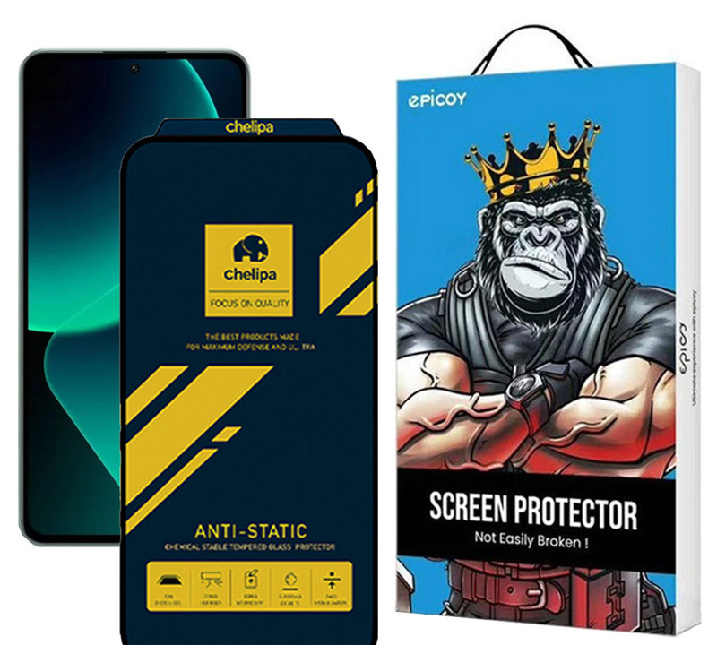 محافظ صفحه نمایش اپیکوی مدل Chelipa Anti-Static مناسب برای گوشی موبایل شیائومی Poco F6 Pro/ F6/ Redmi Turbo 3 محافظ صفحه نمایش اپیکوی مدل Chelipa Anti-Static مناسب برای گوشی موبایل شیائومی Poco F6 Pro/ F6/ Redmi Turbo 3
