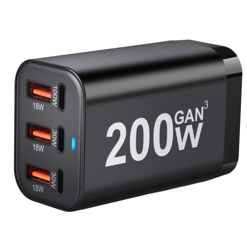 شارژر رومیزی 200 وات 6 پورت مدل YMS-608 شارژر رومیزی 200 وات 6 پورت مدل YMS-608