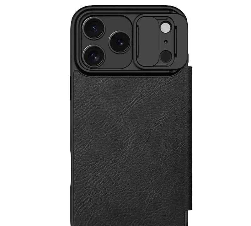 کیف کلاسوری نیلکین مدل Qin Pro Leather مناسب برای گوشی موبایل اپل iPhone 17 Pro