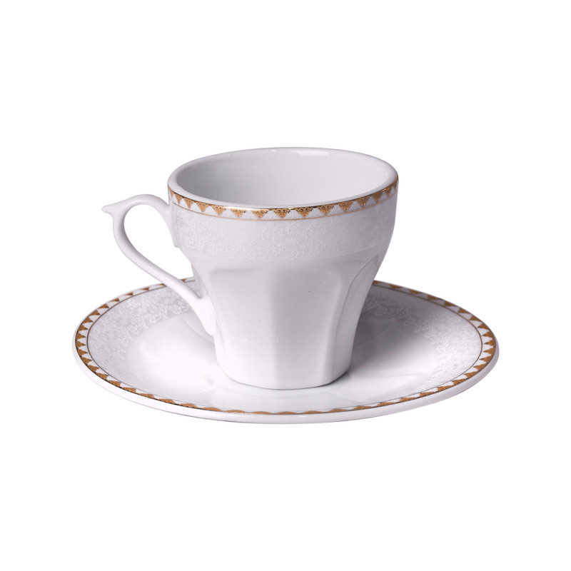 ست فنجان و نعلبکی 12پارچه مقصود مدل ماردین