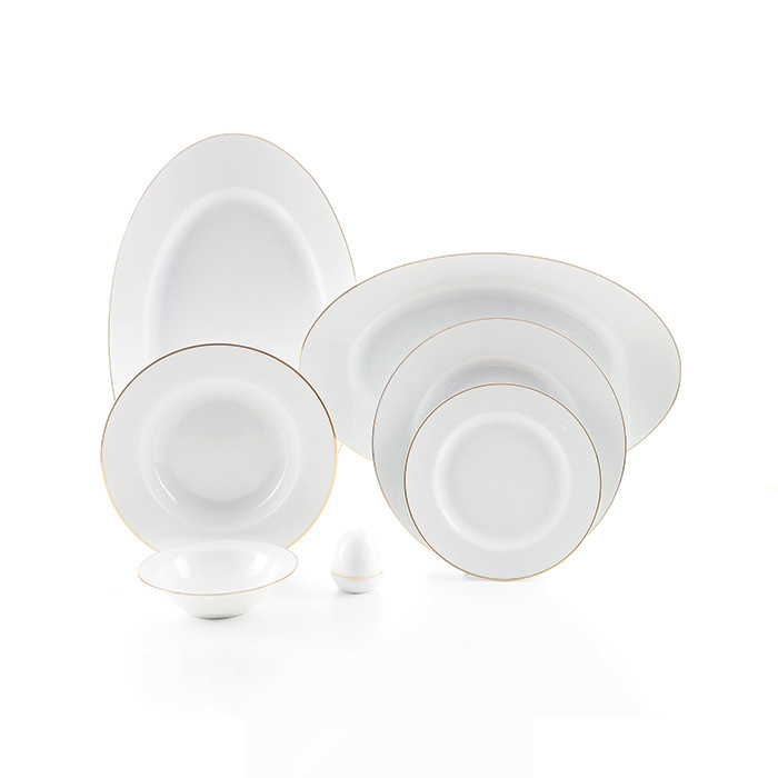 سرویس غذاخوری 28 پارچه 6 نفر چینی زرین ایران مدل ایتالیا اف زرین یک خط طلا درجه یک سرویس غذاخوری 28 پارچه 6 نفر چینی زرین ایران مدل ایتالیا اف زرین یک خط طلا درجه یک