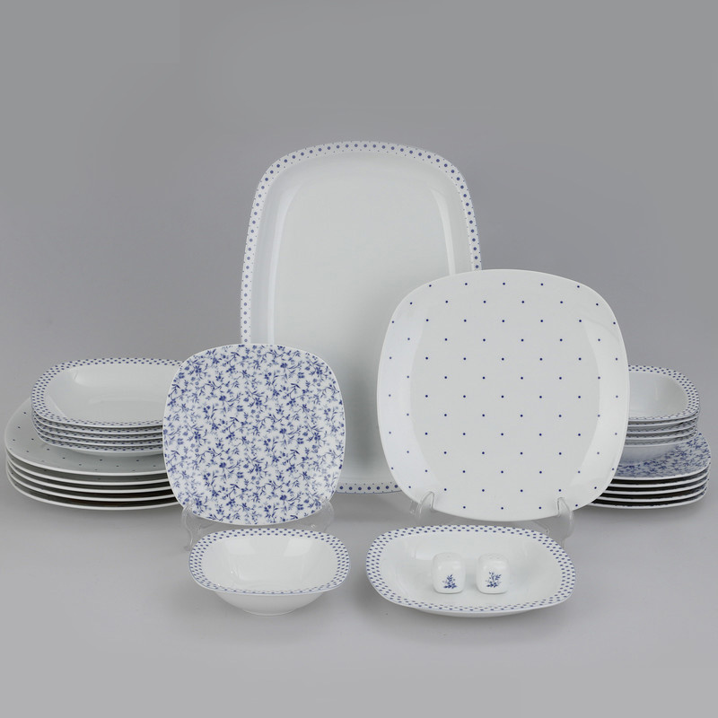 سرویس غذاخوری 27 پارچه 6 نفر چینی زرین ایران مدل کواترو ورنیکا درجه عالی سرویس غذاخوری 27 پارچه 6 نفر چینی زرین ایران مدل کواترو ورنیکا درجه عالی