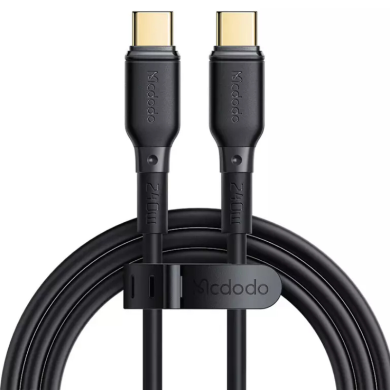 کابل تبدیل USB-C مک دودو مدل CA-3310 240w طول 1.2 متر کابل تبدیل USB-C مک دودو مدل CA-3310 240w طول 1.2 متر