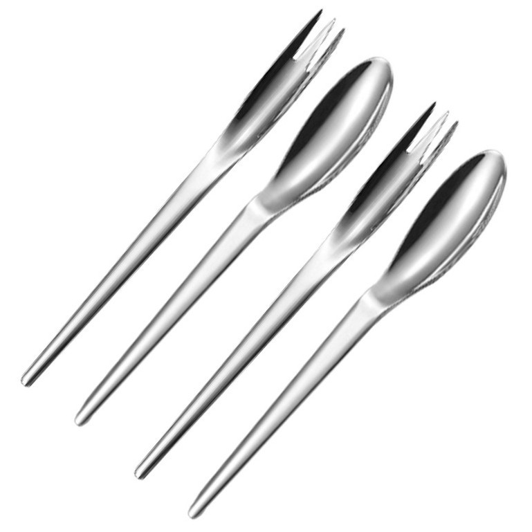 سرویس قاشق و چنگال 4 پارچه جی فی نی مدل 94 رژیمی مناسب 2 نفر