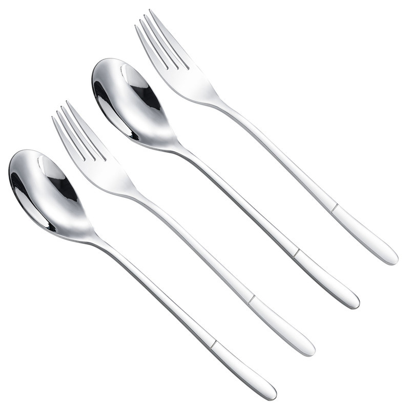 سرویس قاشق و چنگال 4 پارچه 2 نفره جی فی نی مدل 06 سرویس قاشق و چنگال 4 پارچه 2 نفره جی فی نی مدل 06